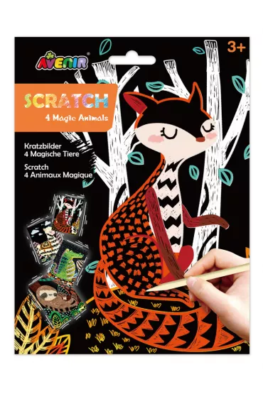 Wydrapywanki 4 magiczne zwierz�ta Avenir