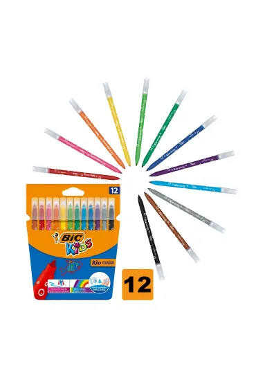 Bic Pisak Kids Couleur Flamastry 12 szt.