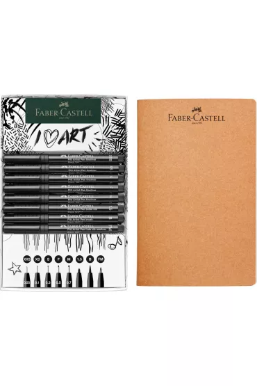 Faber-Castell Cienkopisy artystyczne Pitt 8 szt.