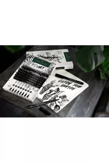 Faber-Castell Cienkopisy artystyczne Pitt 8 szt.