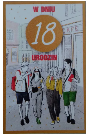 AbCard Kartka okoliczno�ciowa Urodziny 18