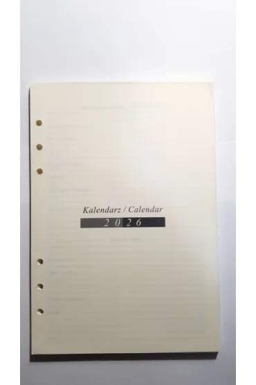 Drops Office Collection Wk�ad do organizera terminarz 2026 14,5x21cm