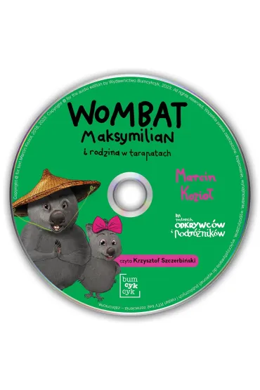 Audiobook Wombat Maksymilian i rodzina w tarapatach (ksi��ka audio) CD - Marcin Kozio�