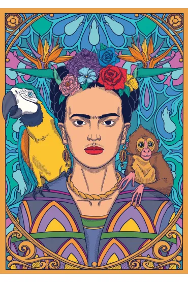 Puzzle 1500 el. Frida Kahlo Educa