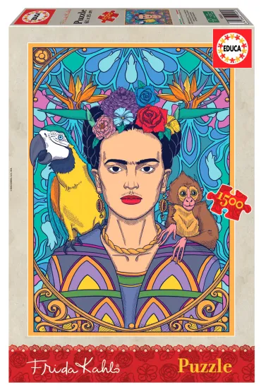 Puzzle 1500 el. Frida Kahlo Educa