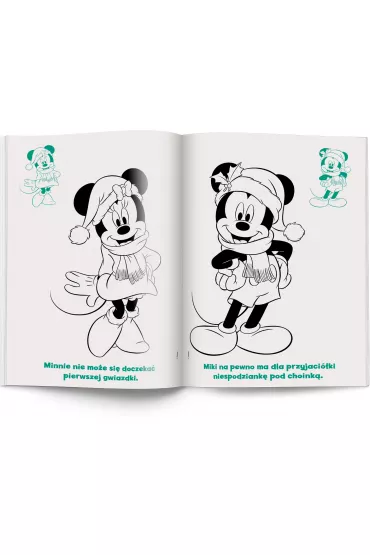 Disney Miki. Kolorowanka z naklejkami