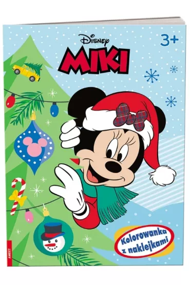 Disney Miki. Kolorowanka z naklejkami