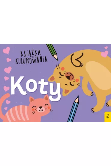 Ksi��ka do kolorowania. Koty