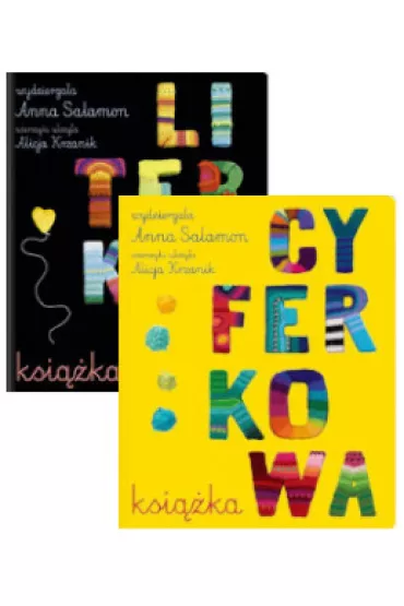 Pakiet: Literkowa ksi��ka, Cyferkowa ksi��ka - Alicja  Krzanik, Anna  Salamon
