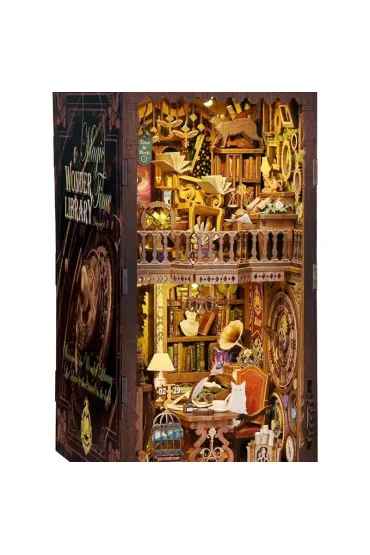Puzzle Miniaturowy domek Book Nook �wi�tynia wiedzy Habarri