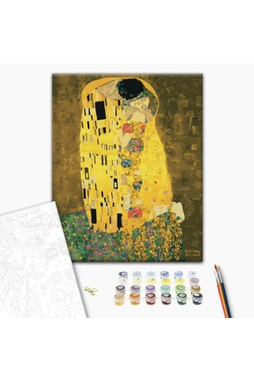Brushme Malowanie po numerach - Poca�unek Gustav 40x50cm