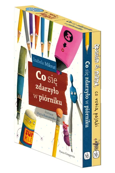 Pakiet: Co si� zdarzy�o w pi�rniku, Opowiem ci, mamo, co robi� paj�ki