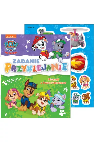 Ruszaj z Psim Patrolem! Psi Patrol. Zadanie Przyklejanie