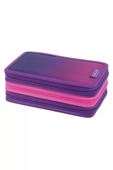Herlitz Pi�rnik 31 cz�ci potr�jny r�owy/fioletowy