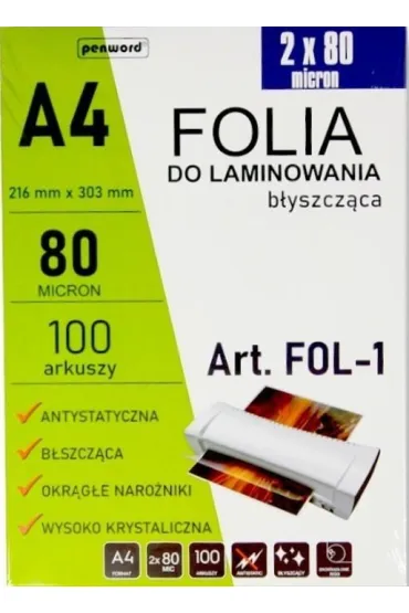 Polsirhurt Folia do laminowania A4 100 szt