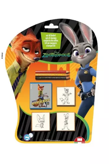 Piecz�tki Shaped 3 szt. Zootropolis * Multiprint