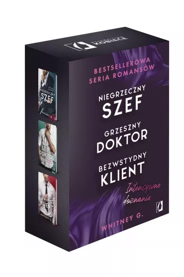 Pakiet Intensywne doznania. Tomy 1-3: Niegrzeczny szef, Grzeszny doktor, Bezwstydny klient - Whitney G.