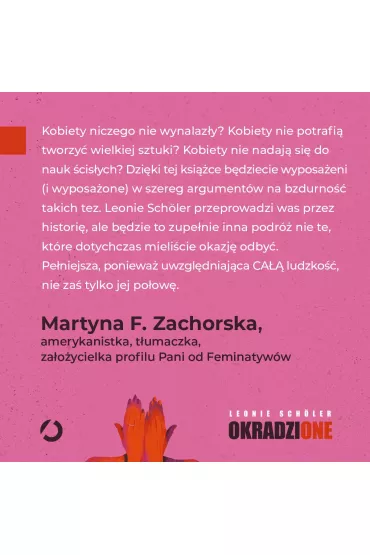 Okradzione. Jak kobiety napisa�y histori�, a m�czy�ni okryli si� chwa�� - Leonie Sch�ler