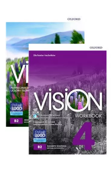 Pakiet Vision 4. Podr�cznik i Zeszyt �wicze� z dost�pem do aplikacji Oxford Advanced Learner's Dictionary i dost�pem do �wicze� interaktywnych Online Practice - Michael Duckworth, Helen Casey, Elizabeth Sharman