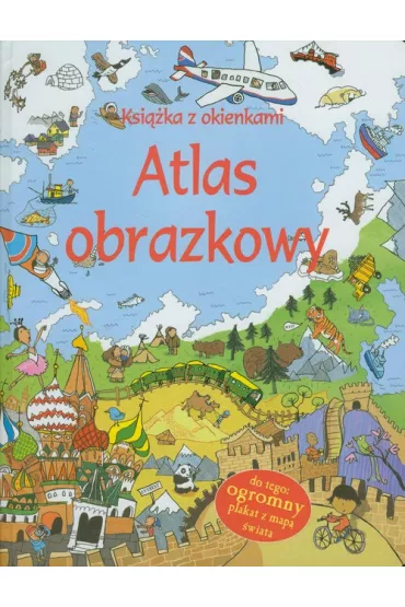 Atlas obrazkowy ksia�ka z okienkami