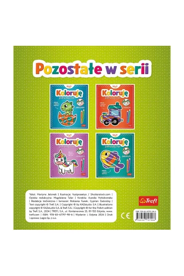 Koloruj� pierwszy raz. Roboty / KAZSTUDIO SA Bobaski i Mi� - Martyna Jelonek