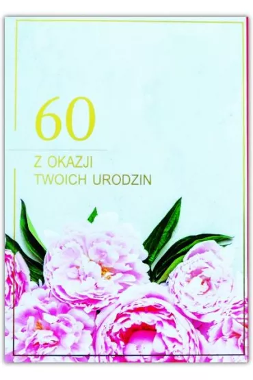 Trend Kartka okoliczno�ciowa Urodziny 60