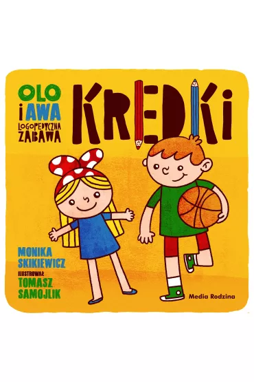 Olo i Awa. Logopedyczna zabawa. Kredki - Tomasz Samojlik, Monika  Skikiewicz