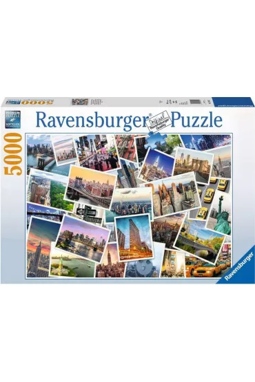 Puzzle 5000 el. Nowy Jork nigdy nie zasypia Ravensburger