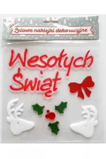 MCD �elowe naklejki dekoracyjne Weso�ych �wi�t