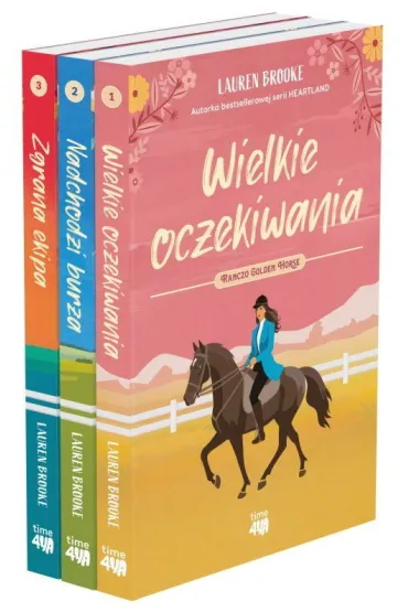 Pakiet Ranczo Golden Horse. Tomy 1-3 - Lauren Brooke