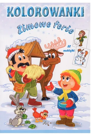 Zimowe ferie. Kolorowanki