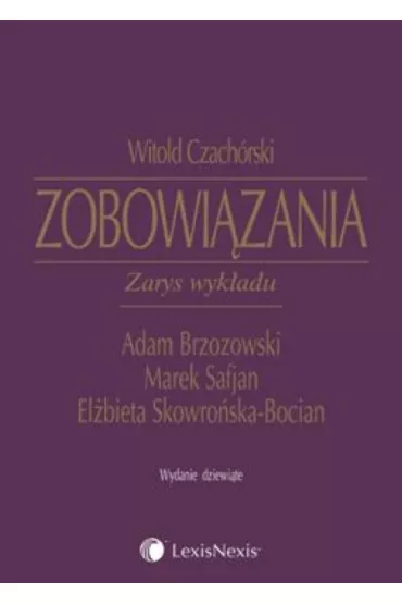 Zobowi�zania Zarys wyk�adu - Witold Czach�rski