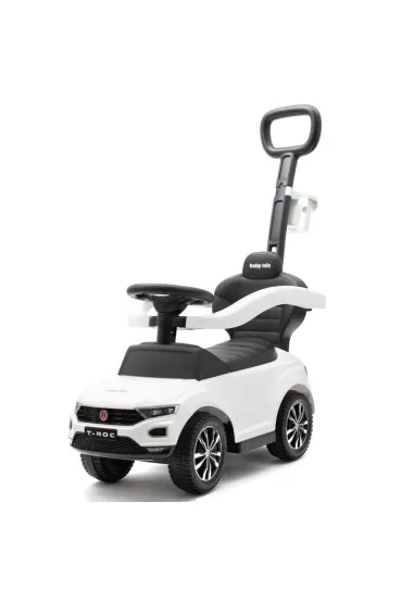 Je�dzik z r�czk� Volkswagen T-Roc bia�y Baby Mix