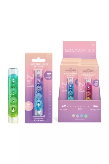 Interdruk Korektor i klej w ta�mie Colorfull