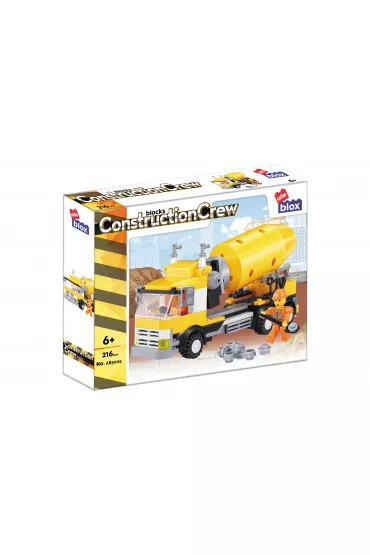 Klocki konstrukcyjne 216 el. Auto Budowlane Alleblox