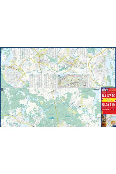 Olsztyn plan miasta 1:15 000 papier 2026