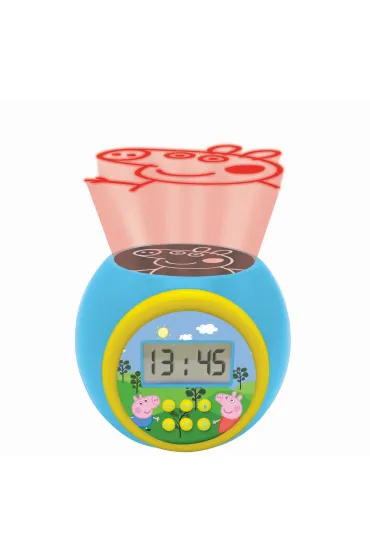 Budzik cyfrowy �winka Peppa z projektorem i timerem RL977PP