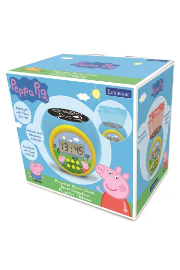 Budzik cyfrowy �winka Peppa z projektorem i timerem RL977PP