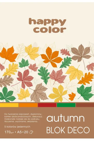 Happy Color Blok A5 Deco Autumn 170 g 20 kartek