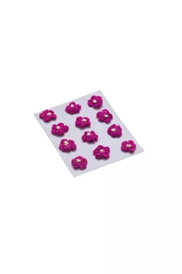 Brewis Kwiatki dekoracyjne ciemny r�owy 18mm