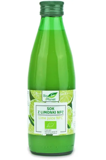 Bio Planet Sok z limonki NFC 100% zestaw 3 x 250 ml Bio