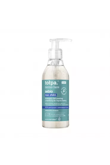 To�pa Max efekt musuj�cy �el-peeling z kamfor� do mycia twarzy 195 ml