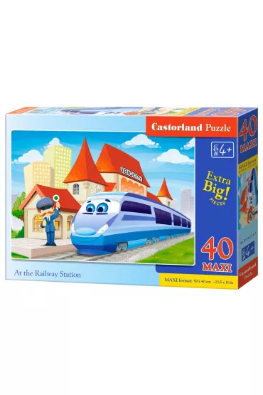 Puzzle maxi 40 el. At the Railway Castorland