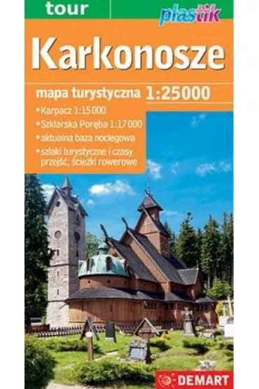 Karkonosze mapa turystyczna plastik