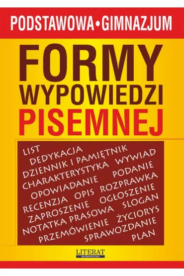 eBook Formy wypowiedzi pisemnej pdf - Ilona Kulik, Karolina Szostak-Lubomska, Lidia Bobkowska