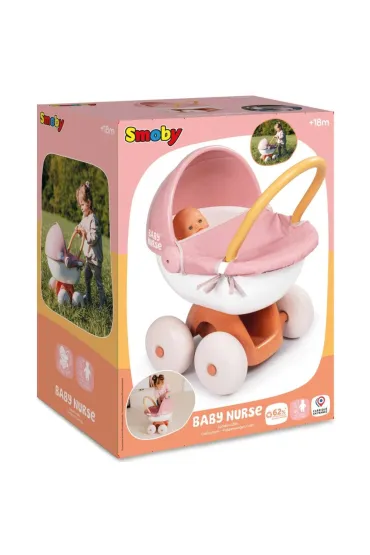 Smoby Baby Nurse W�zek z daszkiem