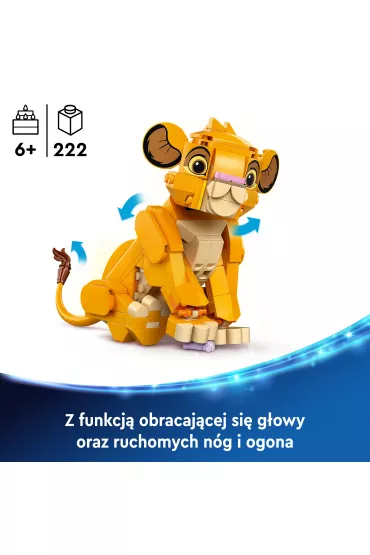 LEGO Disney Classic Kr�l Lew — lwi�tko Simba 43243