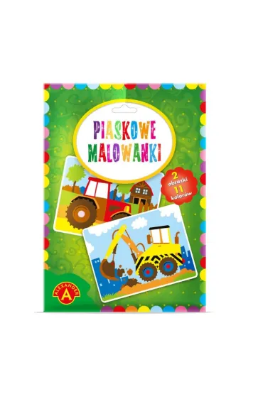 Alexander Piaskowe malowanki. Koparka i Traktor