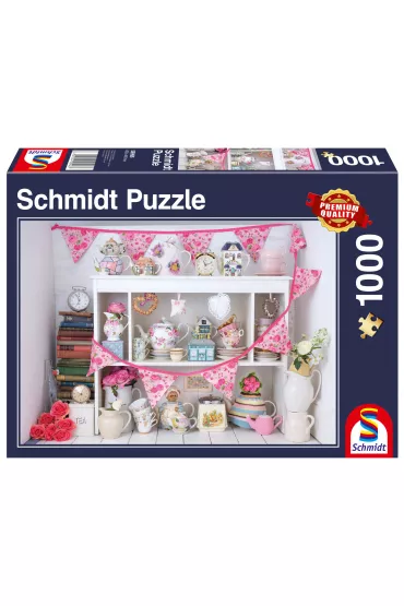 Puzzle 1000 el. Premium Quality. Czas na herbat� Schmidt
