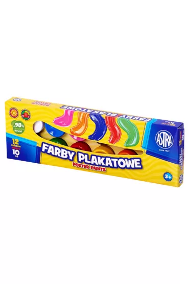Astra Farby plakatowe 12 x 10 ml